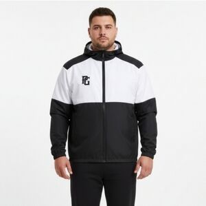 PG Black and White Windbreaker Jacket